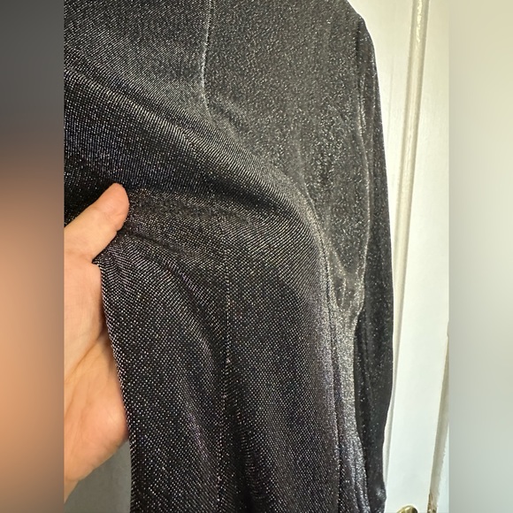 White House Black Market MIDI Party Prom Cocktail Shimmer Dress New with Tag - Picture 4 of 5